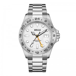 BAOGELA Men Luxury Watch 304 Stainless Steel Swiss Movement Luminous Dial 50Bar Ashion Business Relogio Masculino Wristwatch 22806